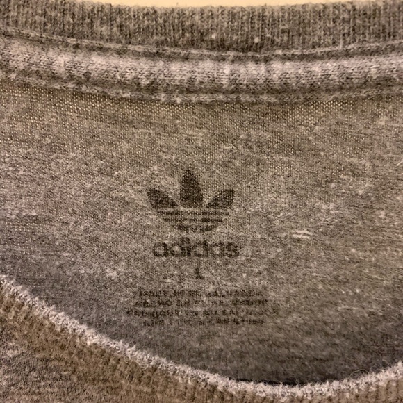 Nebraska Huskers Adidas Vintage Style Football Tee - Picture 3 of 5